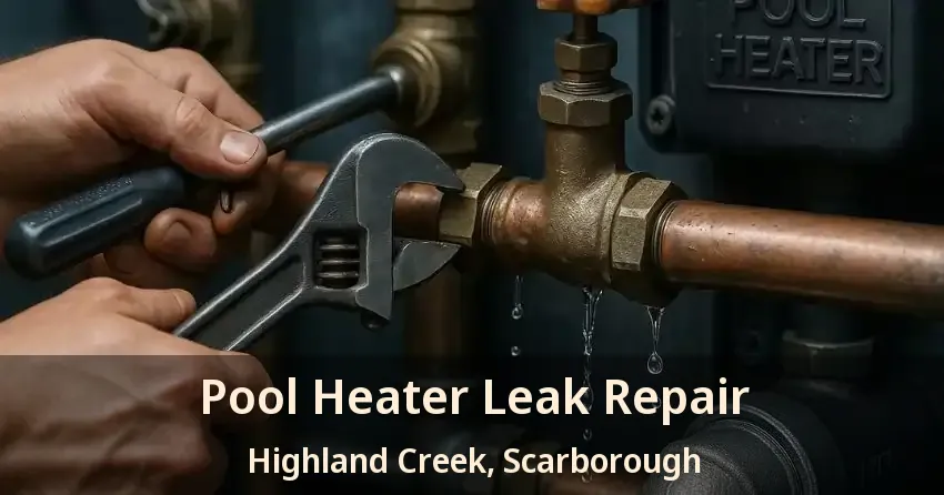 Pool Heater Leak Repair Highland Creek, Scarborough - ON